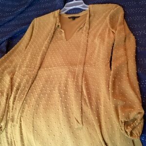 Signature Studio M Elegant Yellow Women's dress